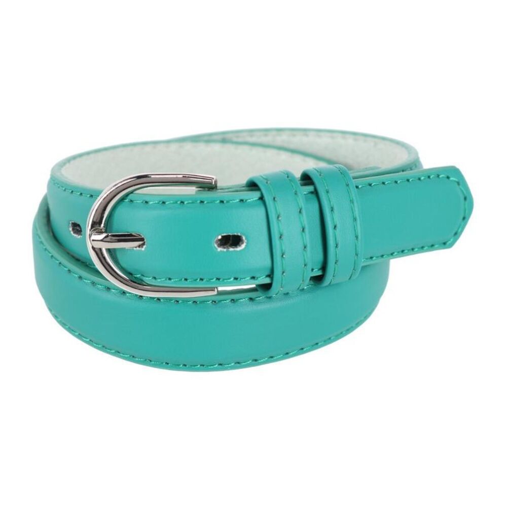 CTM Kid's Leather 1 inch Basic Dress Belt
